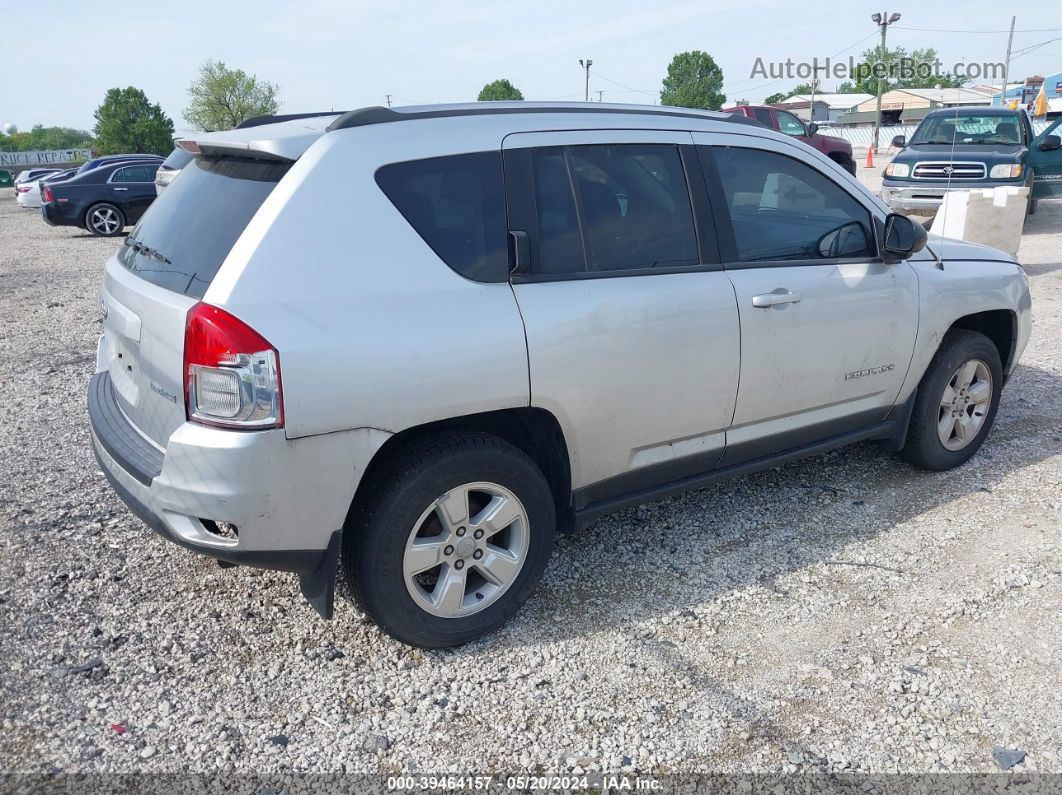 2013 Jeep Compass Sport Silver vin: 1C4NJCBA5DD205340