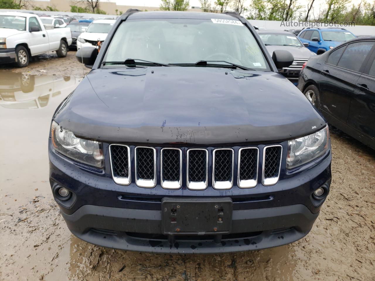 2014 Jeep Compass Sport Blue vin: 1C4NJCBA5ED707900