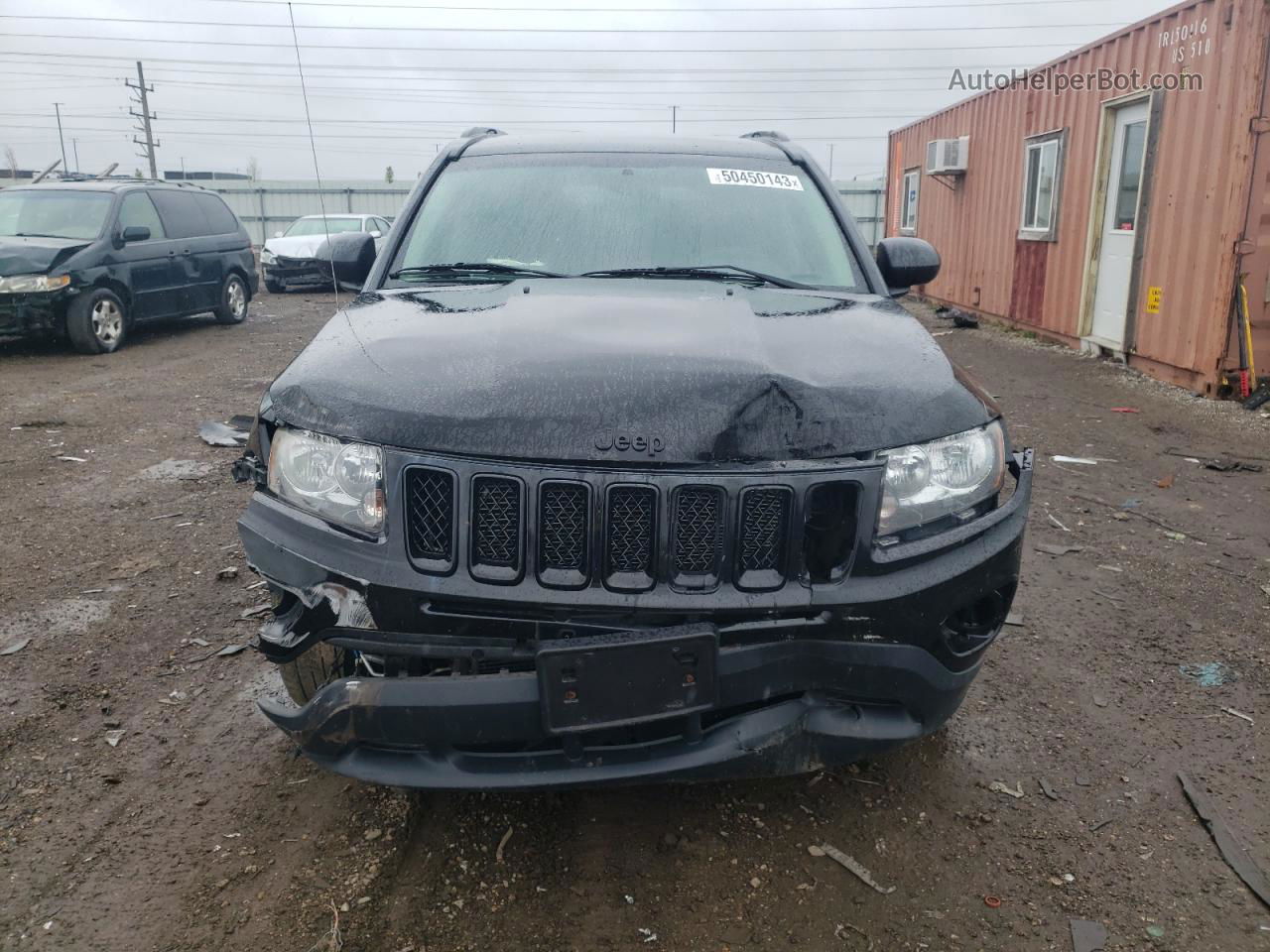 2014 Jeep Compass Sport Черный vin: 1C4NJCBA5ED764002