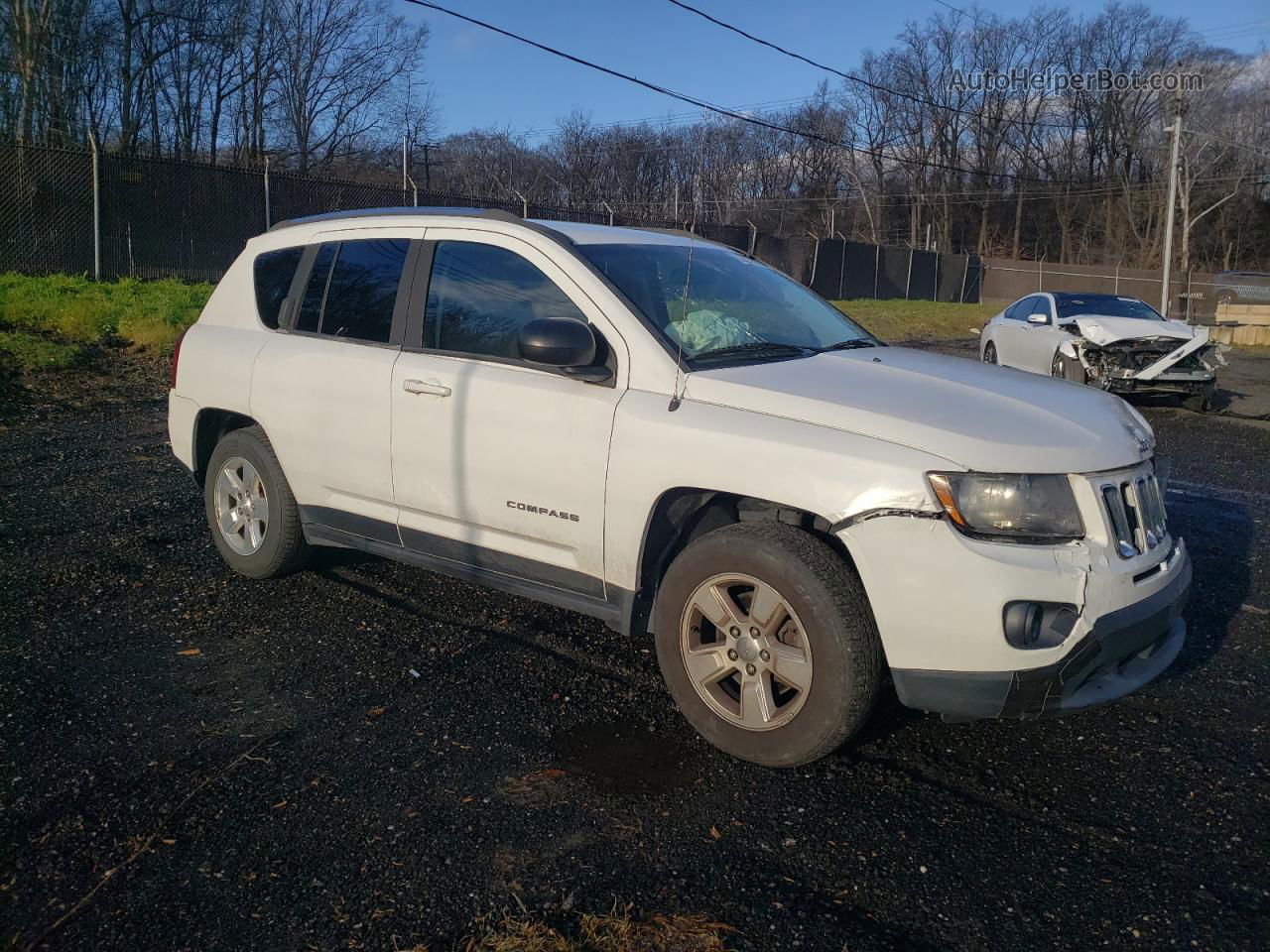 2014 Jeep Compass Sport Black vin: 1C4NJCBA5ED777204