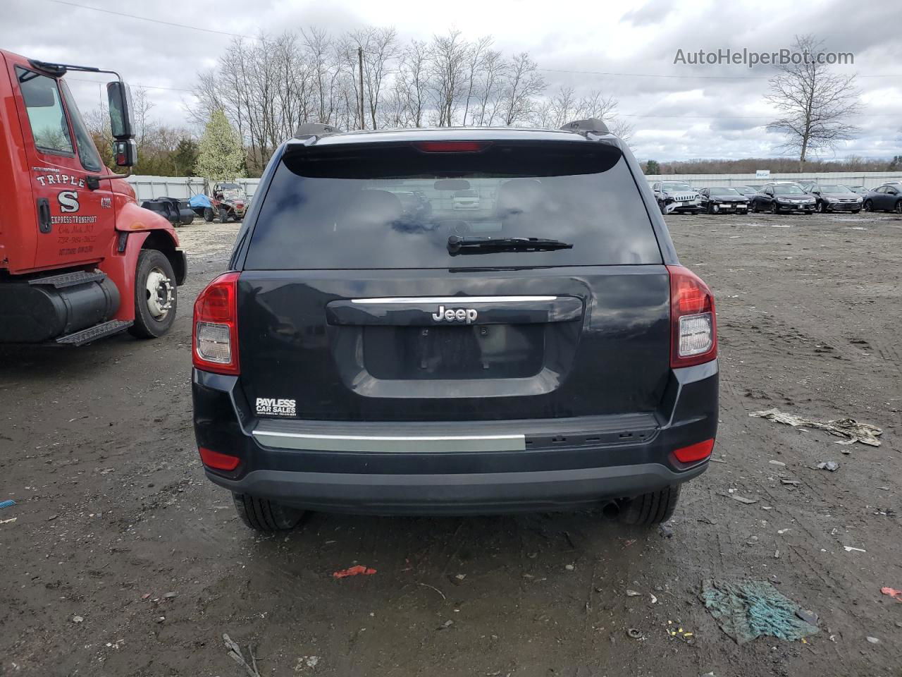 2014 Jeep Compass Sport Black vin: 1C4NJCBA5ED801355