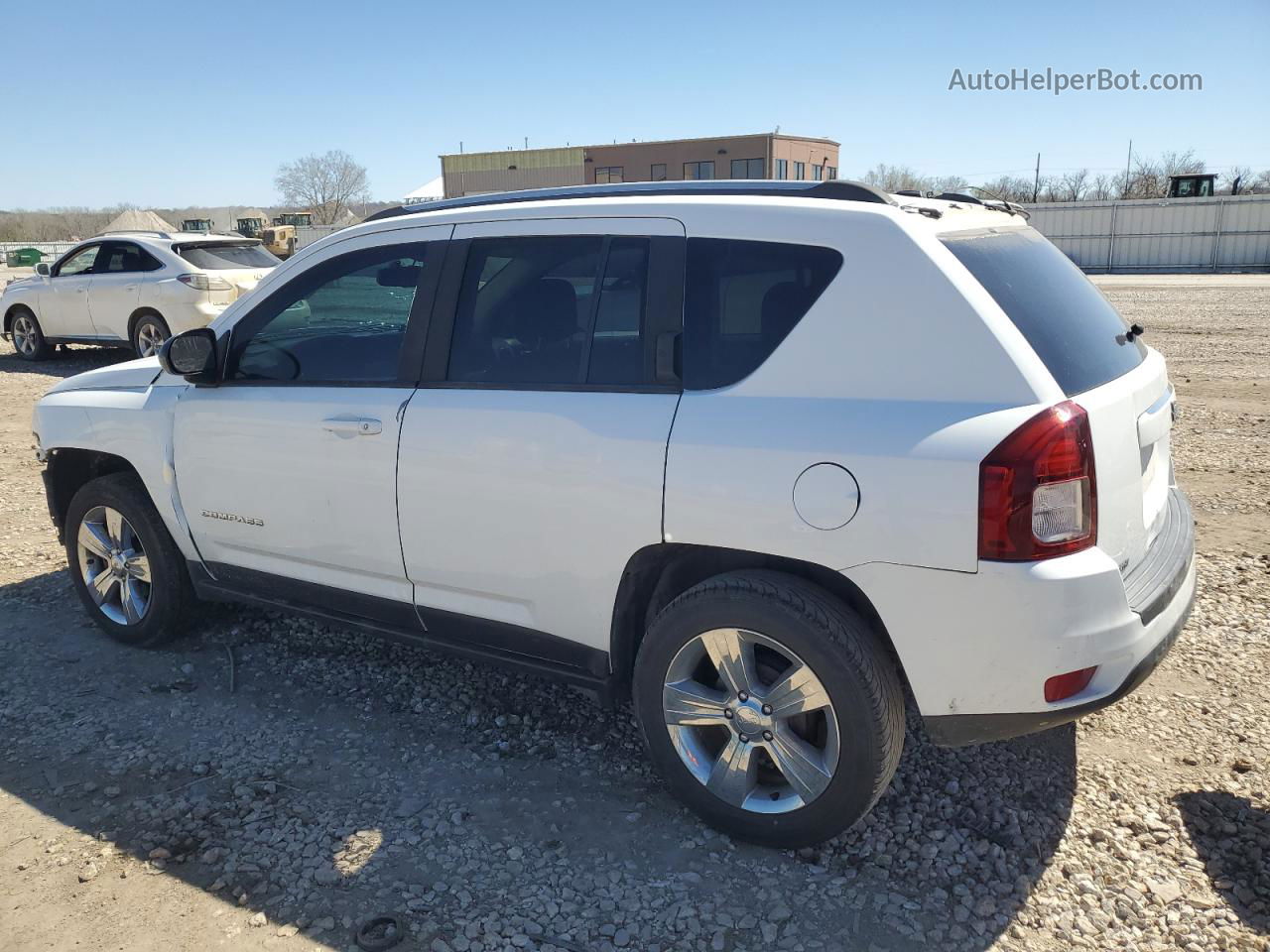 2016 Jeep Compass Sport White vin: 1C4NJCBA5GD560660