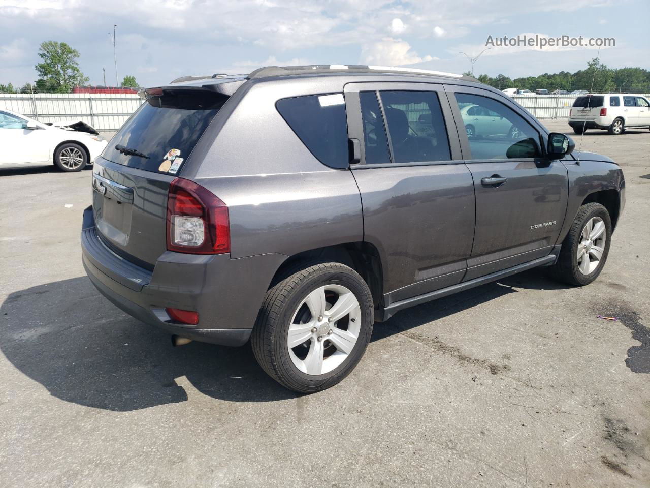 2016 Jeep Compass Sport Серый vin: 1C4NJCBA5GD568905