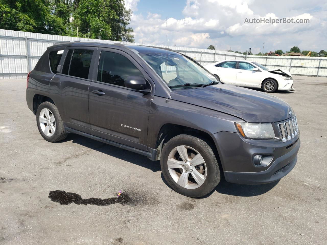 2016 Jeep Compass Sport Серый vin: 1C4NJCBA5GD568905