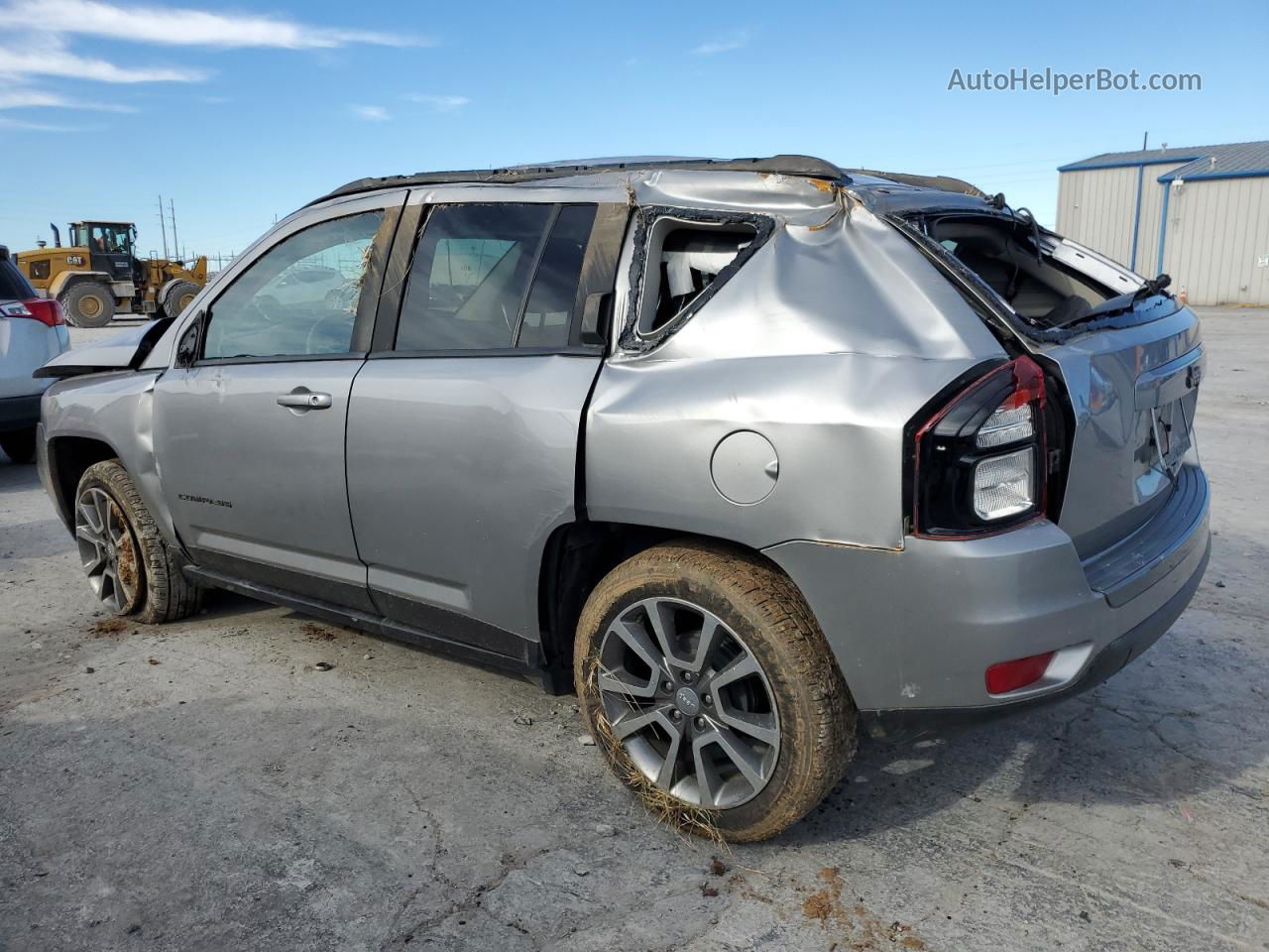 2016 Jeep Compass Sport Silver vin: 1C4NJCBA5GD706183