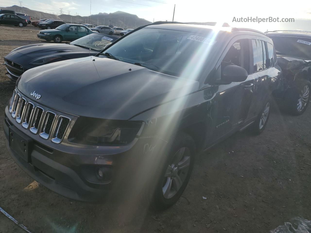 2016 Jeep Compass Sport Charcoal vin: 1C4NJCBA5GD742858