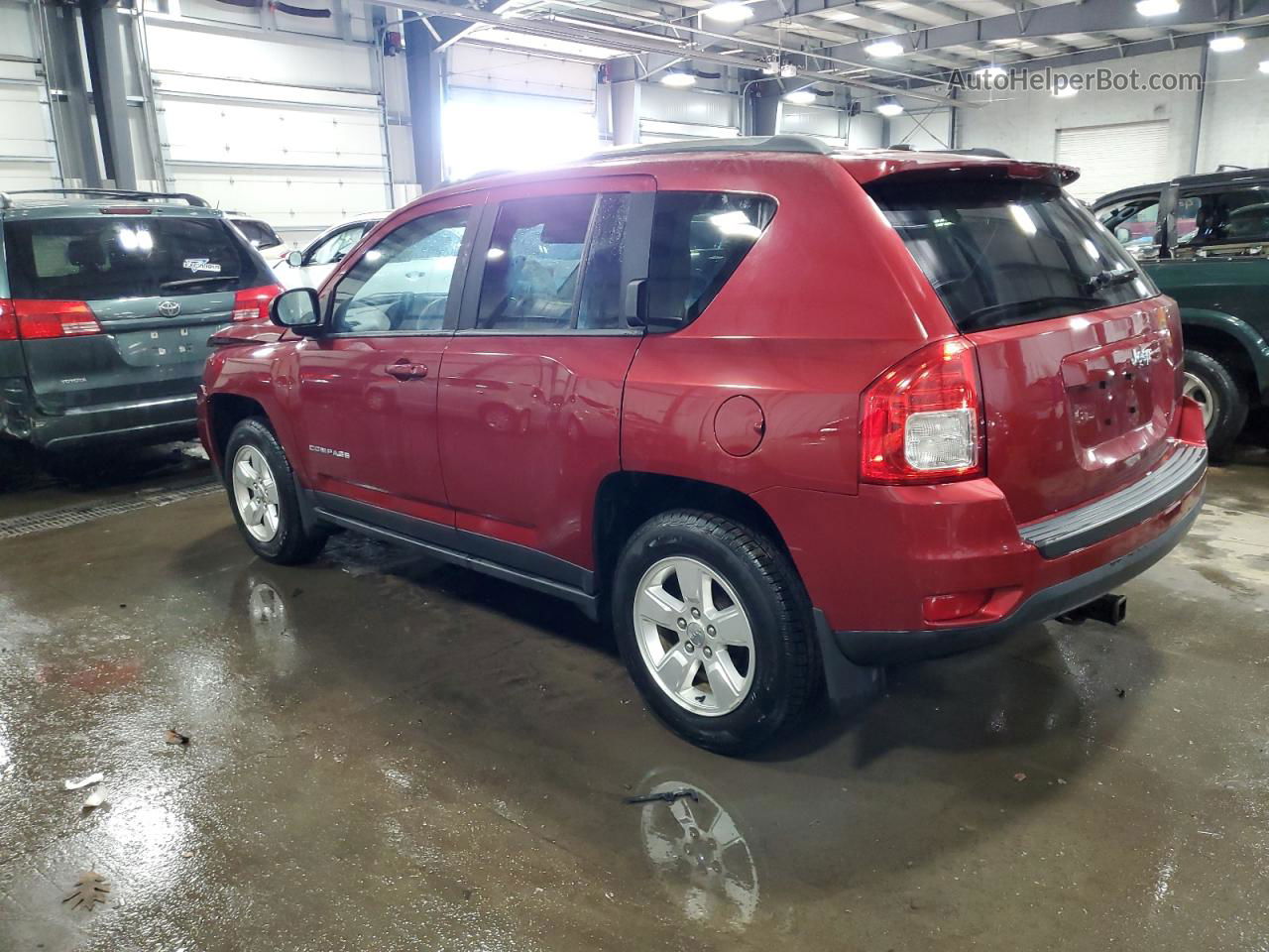 2013 Jeep Compass Sport Red vin: 1C4NJCBA6DD187849