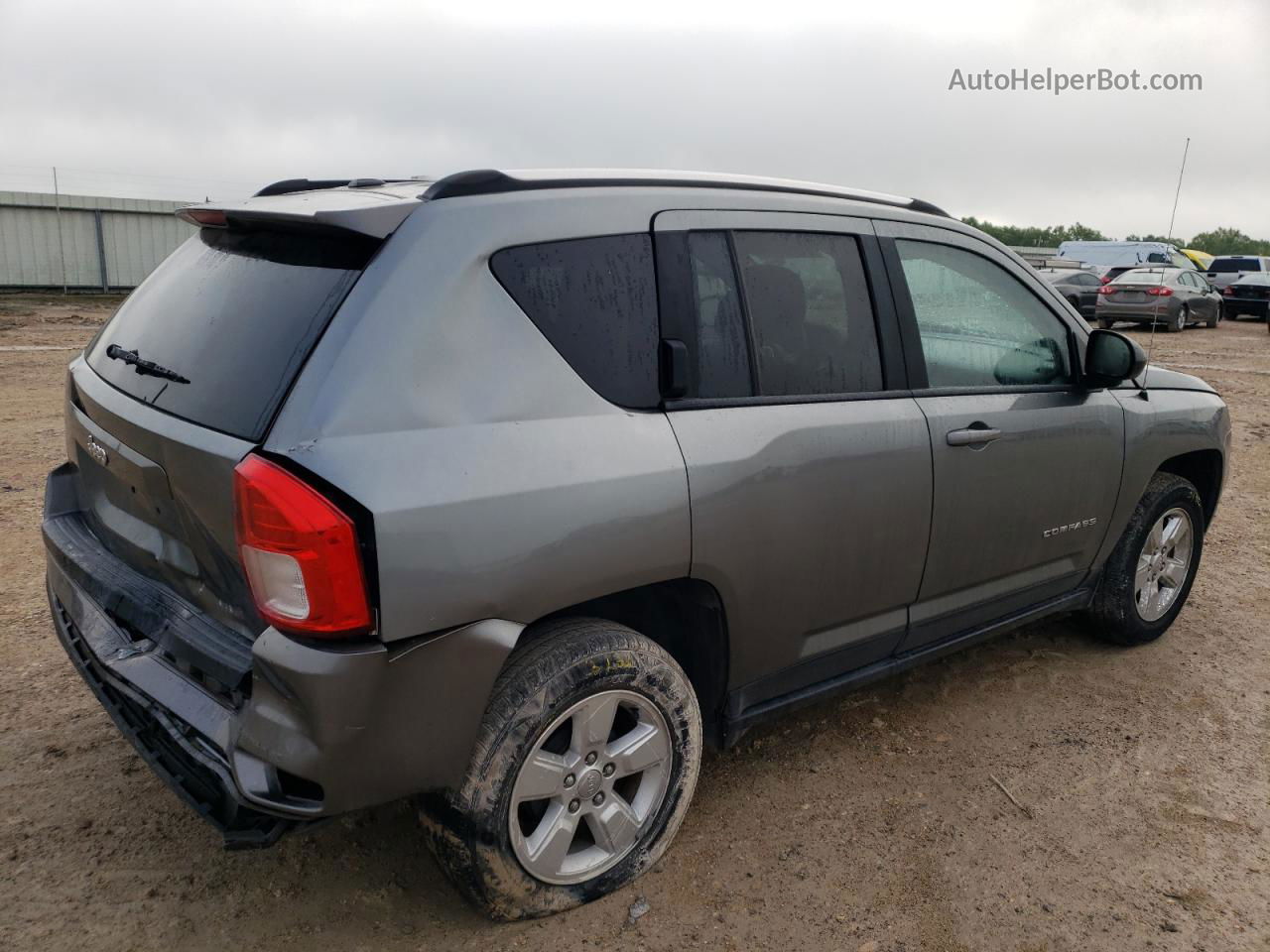 2013 Jeep Compass Sport Gray vin: 1C4NJCBA6DD187883