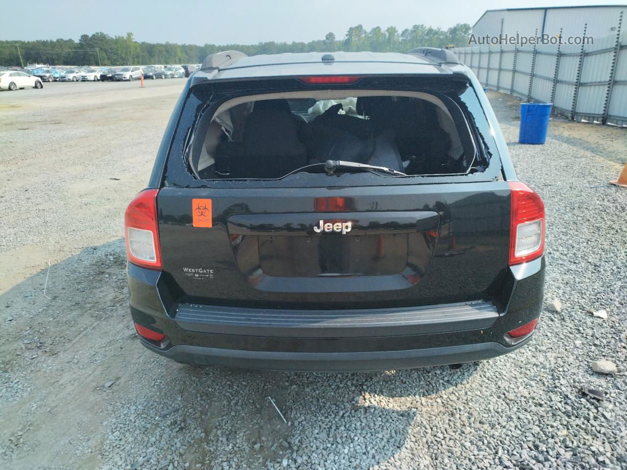 2013 Jeep Compass Sport Black vin: 1C4NJCBA6DD244289