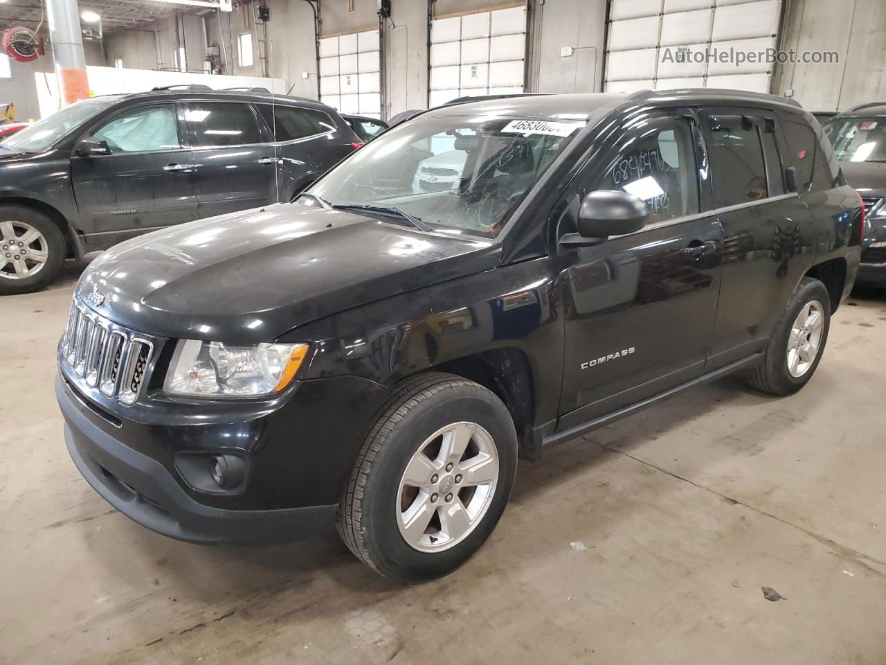 2013 Jeep Compass Sport Черный vin: 1C4NJCBA6DD254823