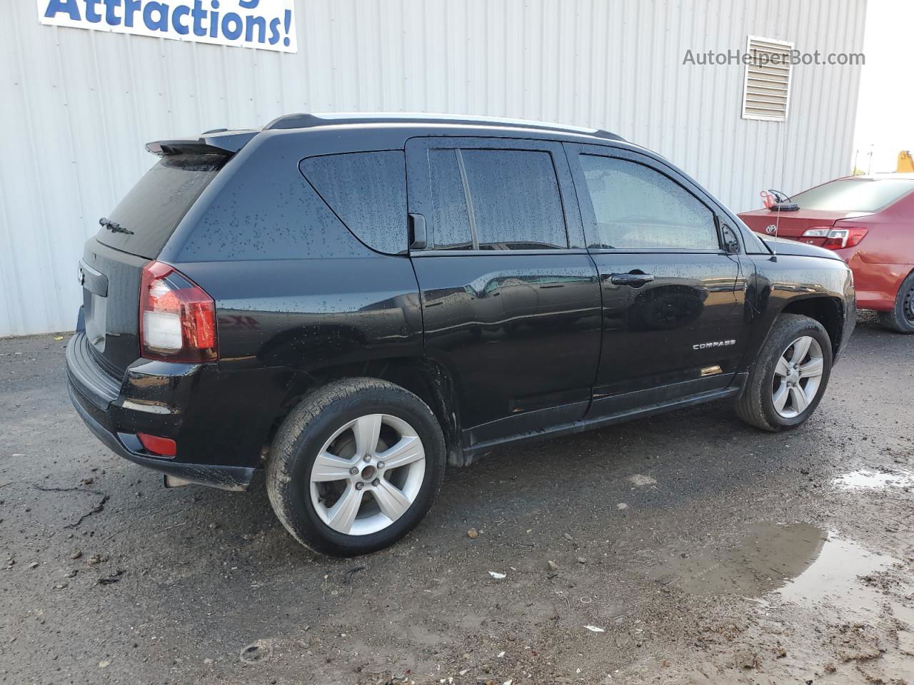 2014 Jeep Compass Sport Black vin: 1C4NJCBA6ED650915