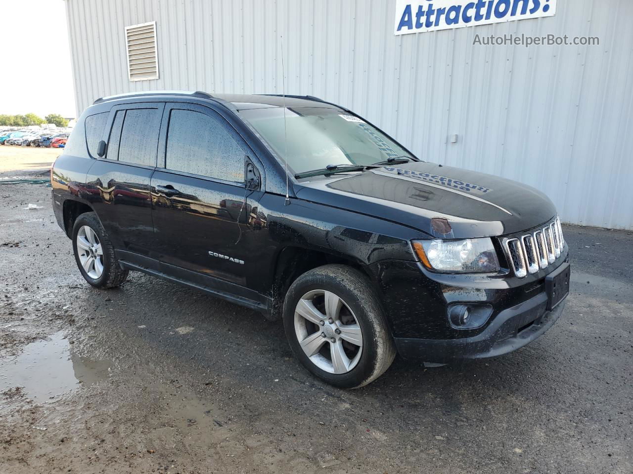 2014 Jeep Compass Sport Black vin: 1C4NJCBA6ED650915