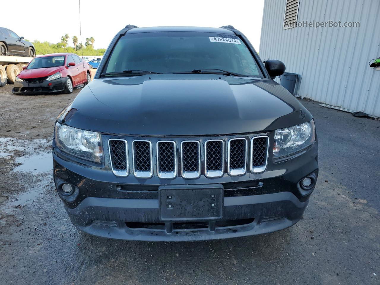 2014 Jeep Compass Sport Black vin: 1C4NJCBA6ED650915