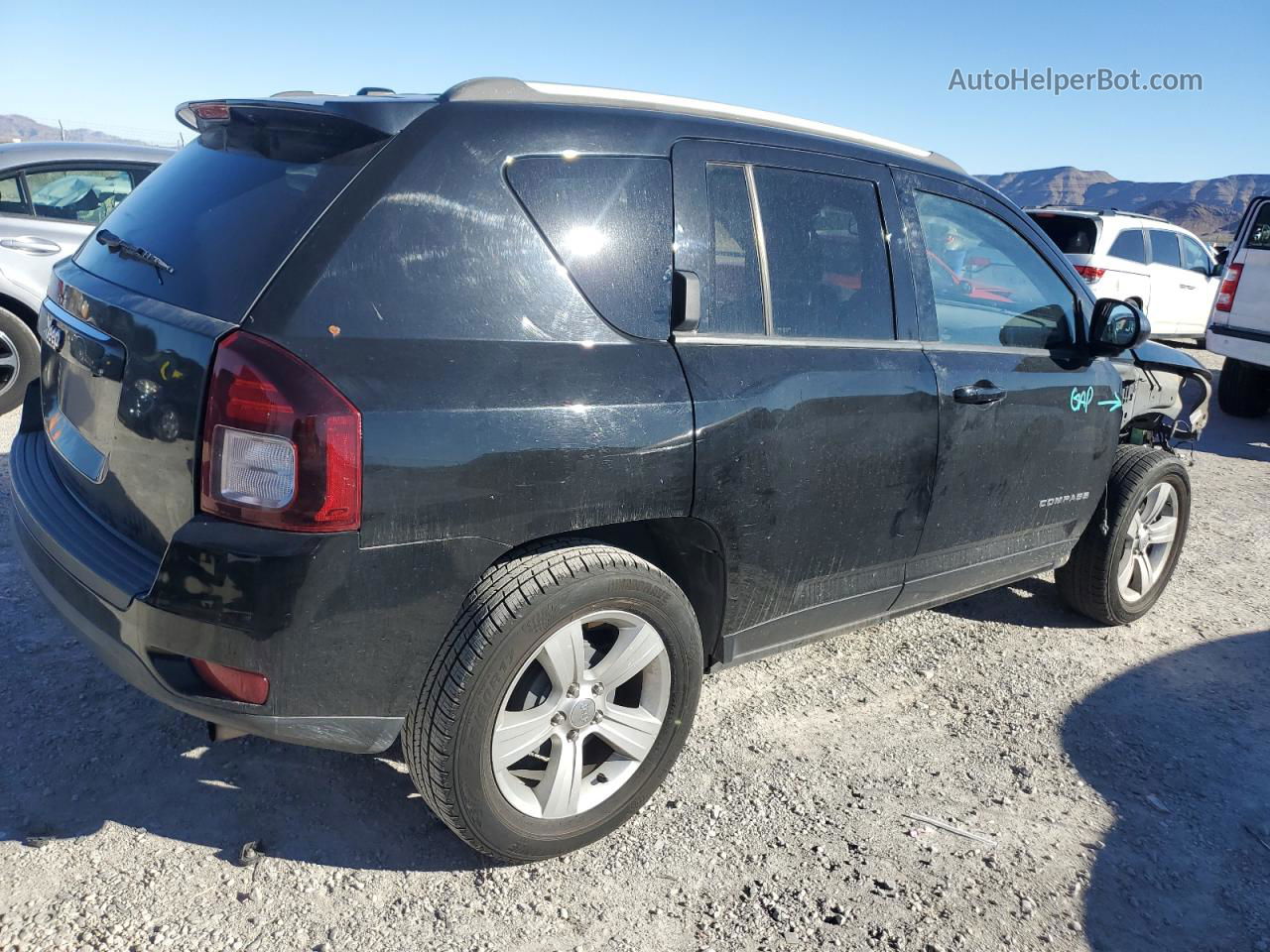 2016 Jeep Compass Sport Black vin: 1C4NJCBA6GD560439