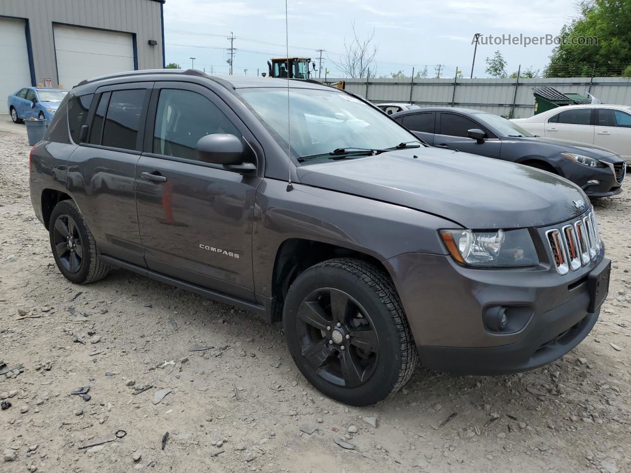 2016 Jeep Compass Sport Gray vin: 1C4NJCBA6GD620266