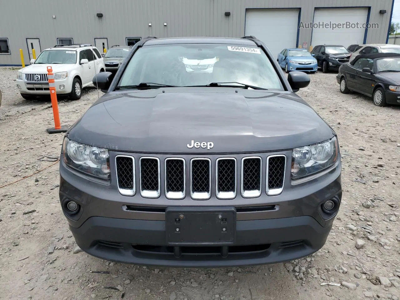 2016 Jeep Compass Sport Gray vin: 1C4NJCBA6GD620266