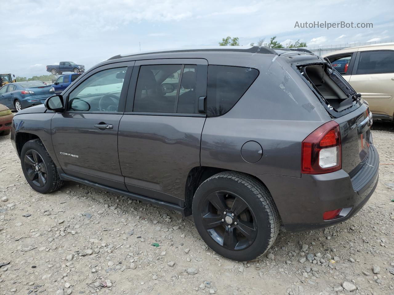 2016 Jeep Compass Sport Gray vin: 1C4NJCBA6GD620266