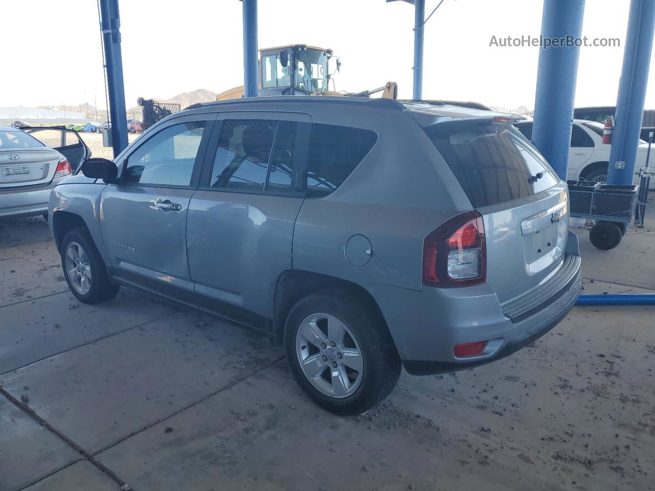 2016 Jeep Compass Sport Silver vin: 1C4NJCBA6GD622227