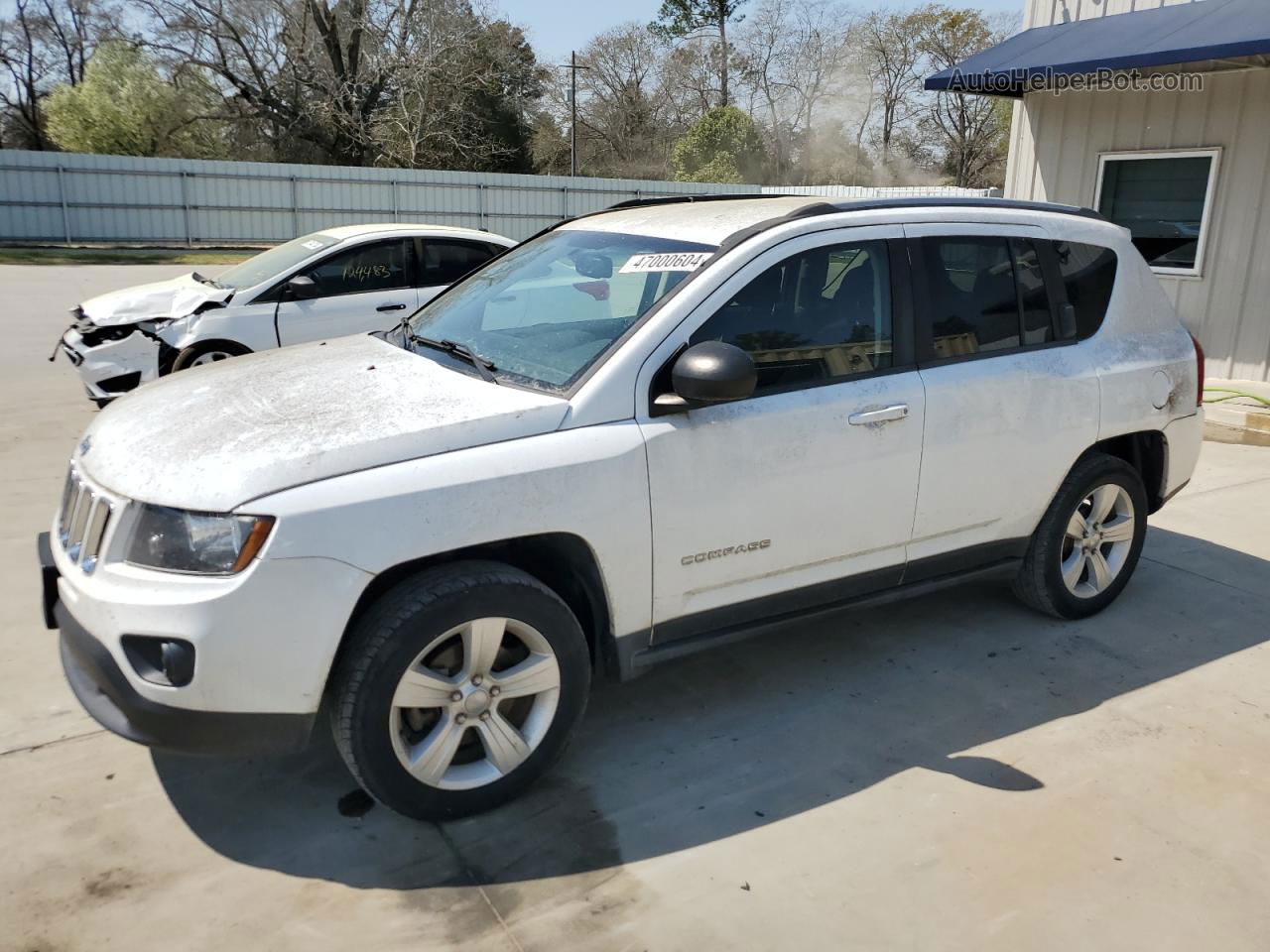 2016 Jeep Compass Sport Белый vin: 1C4NJCBA6GD665515