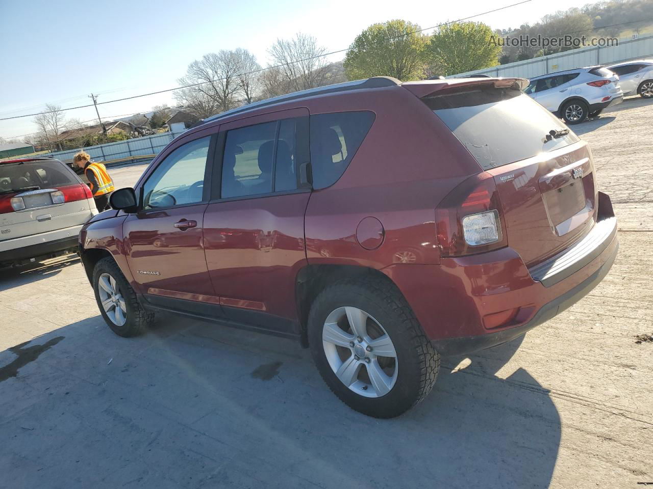 2016 Jeep Compass Sport Red vin: 1C4NJCBA6GD814201