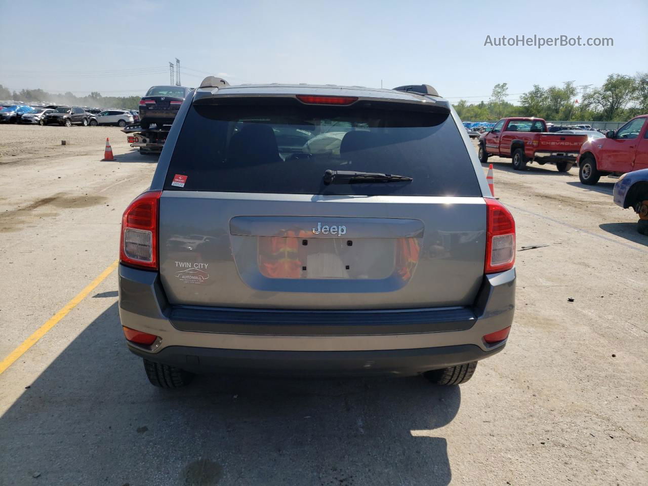 2013 Jeep Compass Sport Gray vin: 1C4NJCBA7DD102095