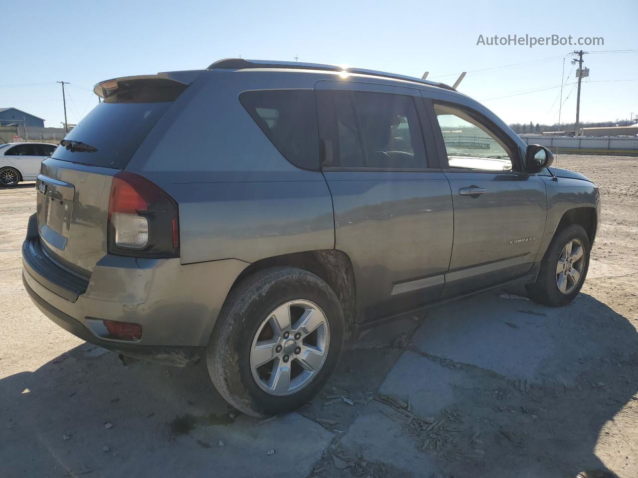 2014 Jeep Compass Sport Серый vin: 1C4NJCBA7ED551908