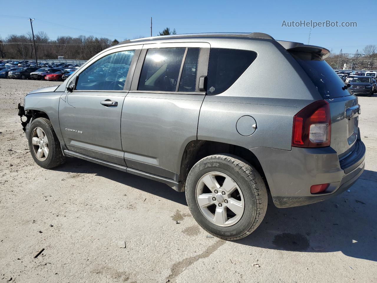 2014 Jeep Compass Sport Gray vin: 1C4NJCBA7ED551908