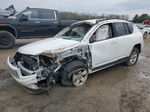 2014 Jeep Compass Sport White vin: 1C4NJCBA7ED666489