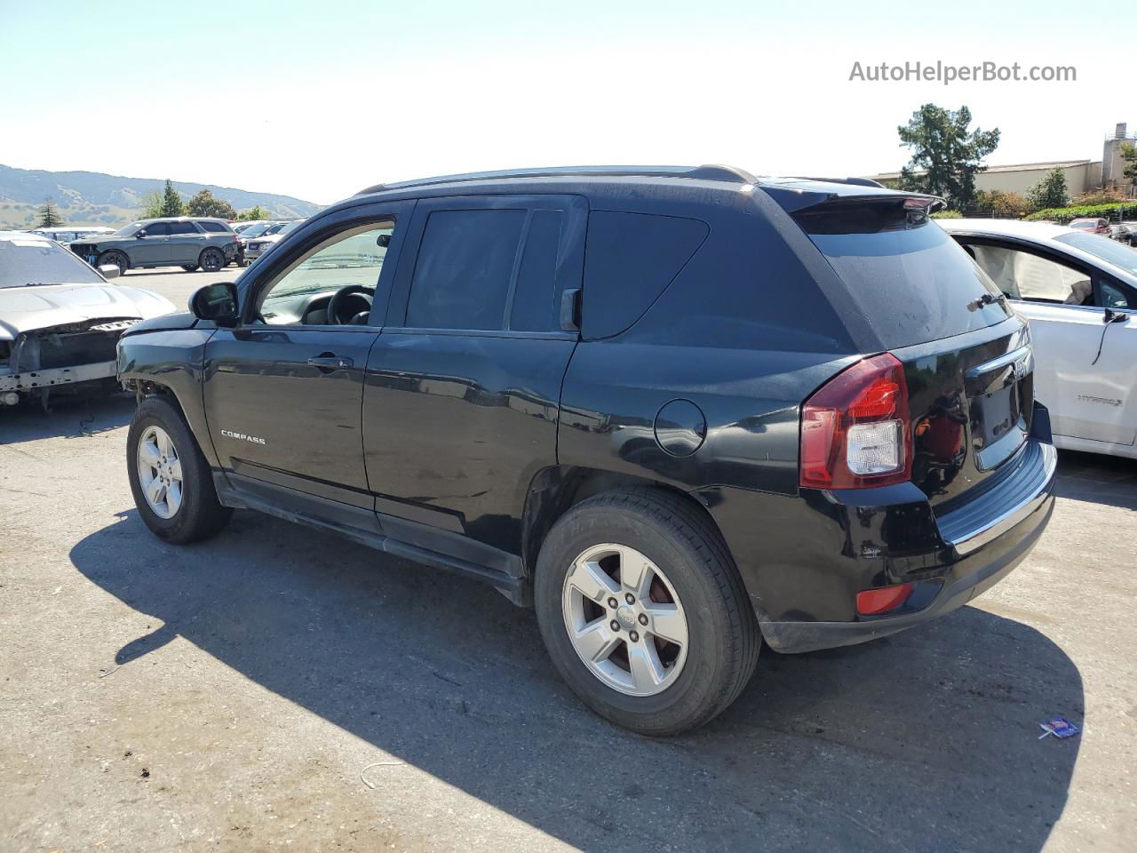 2014 Jeep Compass Sport Black vin: 1C4NJCBA7ED746276