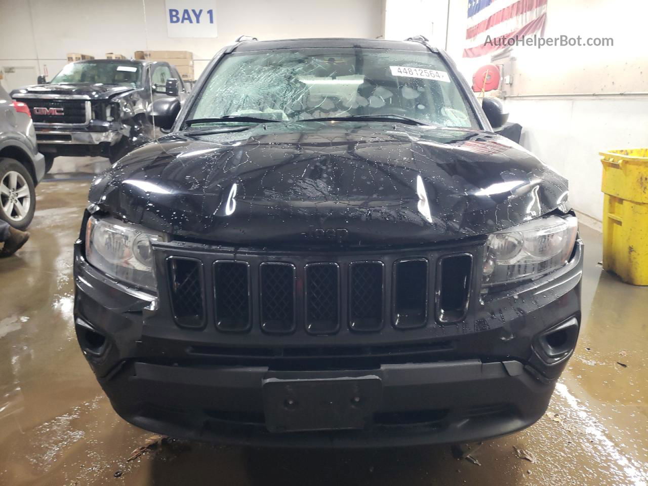 2014 Jeep Compass Sport Black vin: 1C4NJCBA7ED821736