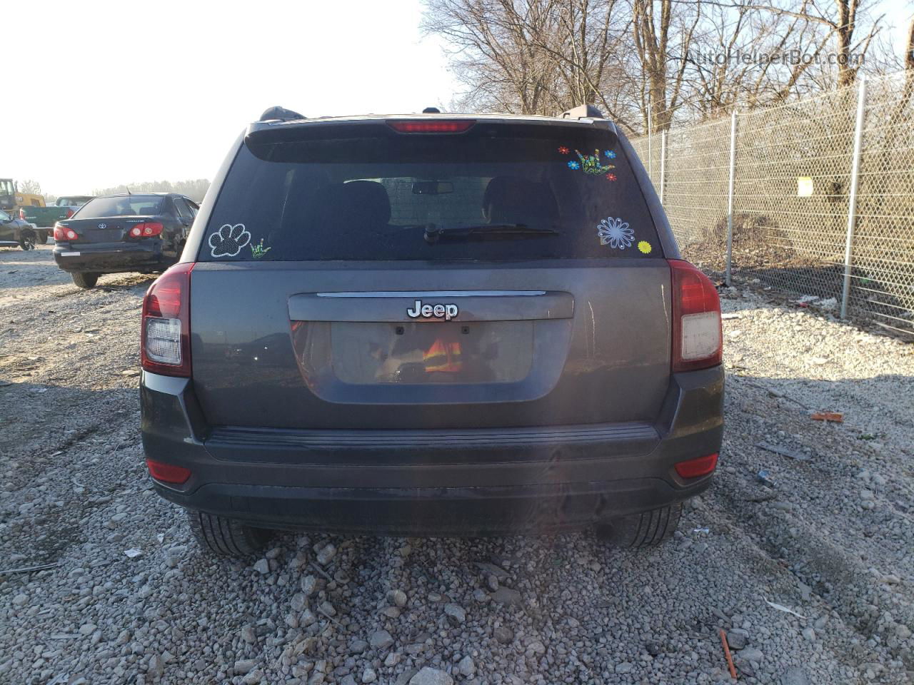 2016 Jeep Compass Sport White vin: 1C4NJCBA7GD560238