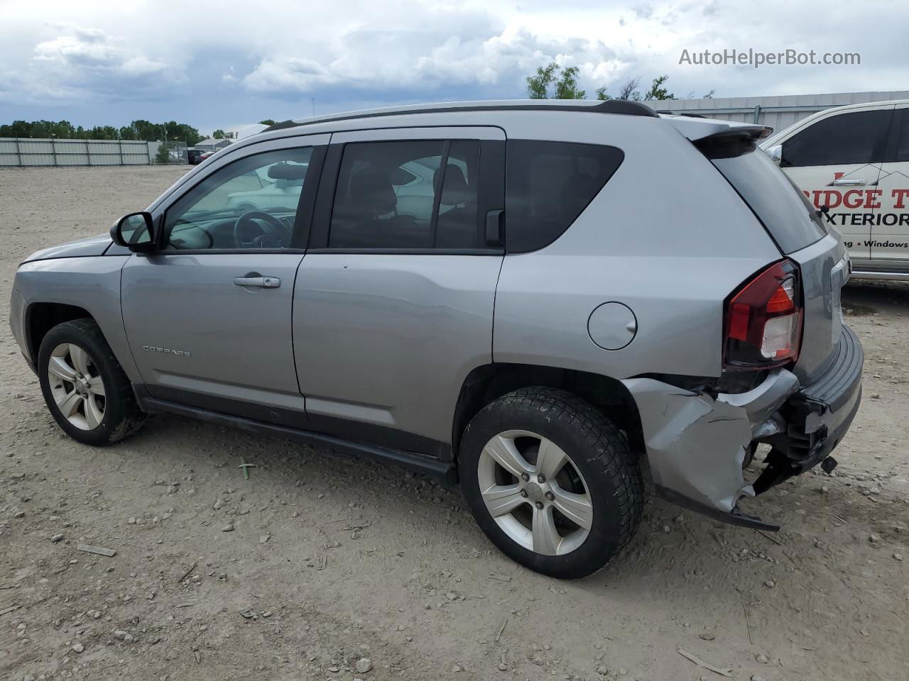 2016 Jeep Compass Sport Silver vin: 1C4NJCBA7GD611656