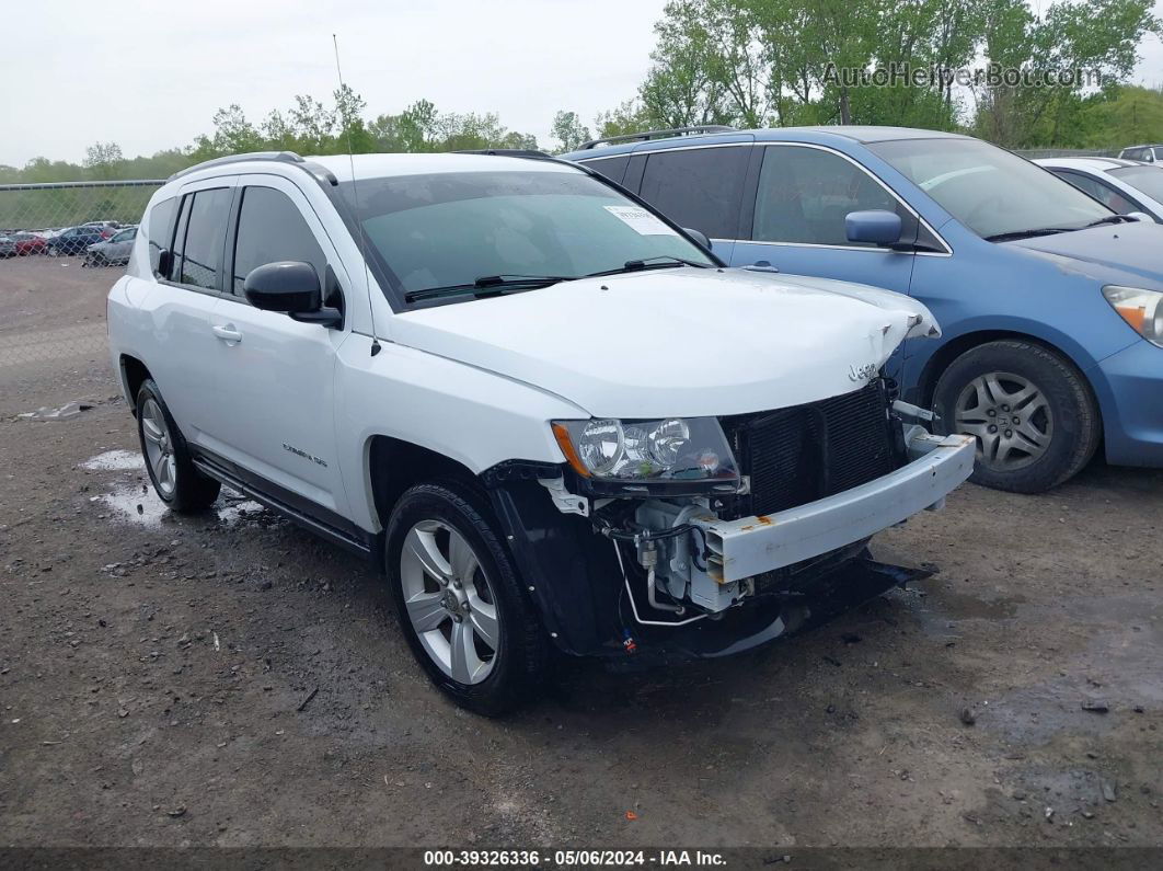 2016 Jeep Compass Sport White vin: 1C4NJCBA7GD611866