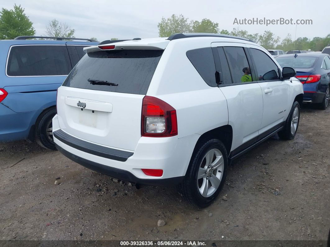 2016 Jeep Compass Sport White vin: 1C4NJCBA7GD611866