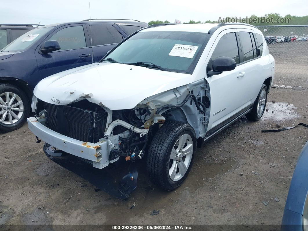 2016 Jeep Compass Sport White vin: 1C4NJCBA7GD611866