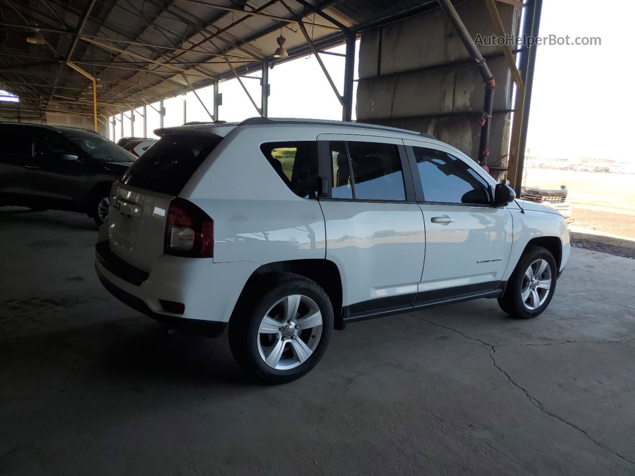 2016 Jeep Compass Sport White vin: 1C4NJCBA7GD615786