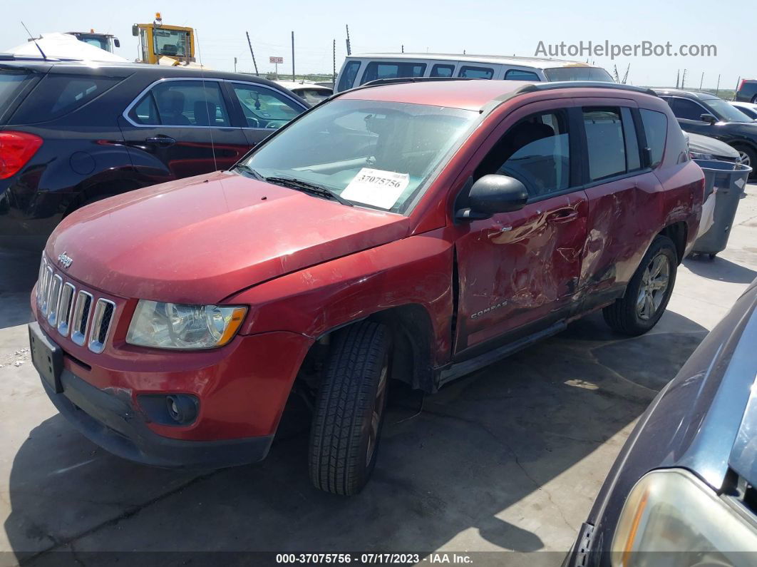 2016 Jeep Compass Sport Красный vin: 1C4NJCBA7GD664907