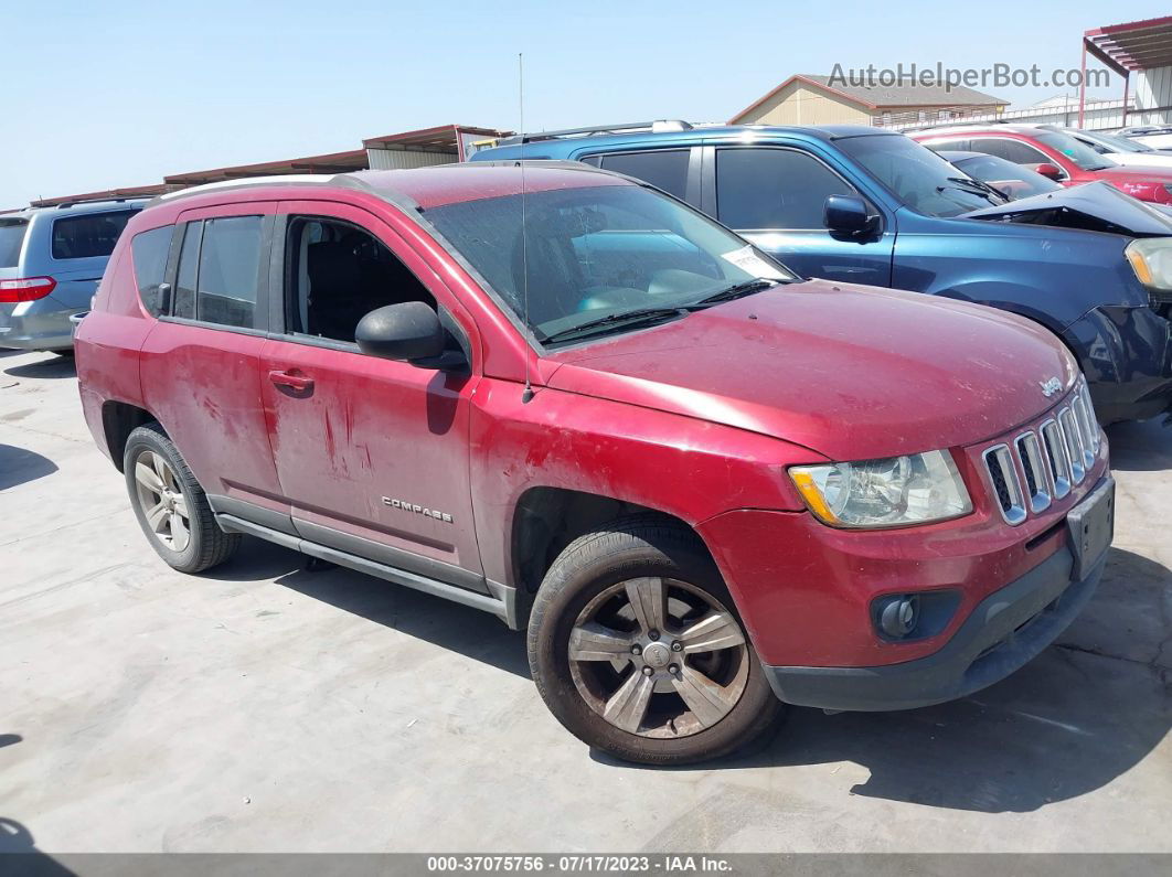 2016 Jeep Compass Sport Red vin: 1C4NJCBA7GD664907