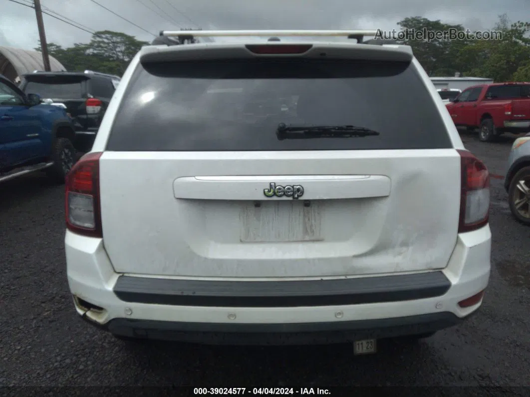 2014 Jeep Compass Sport White vin: 1C4NJCBA8ED515130