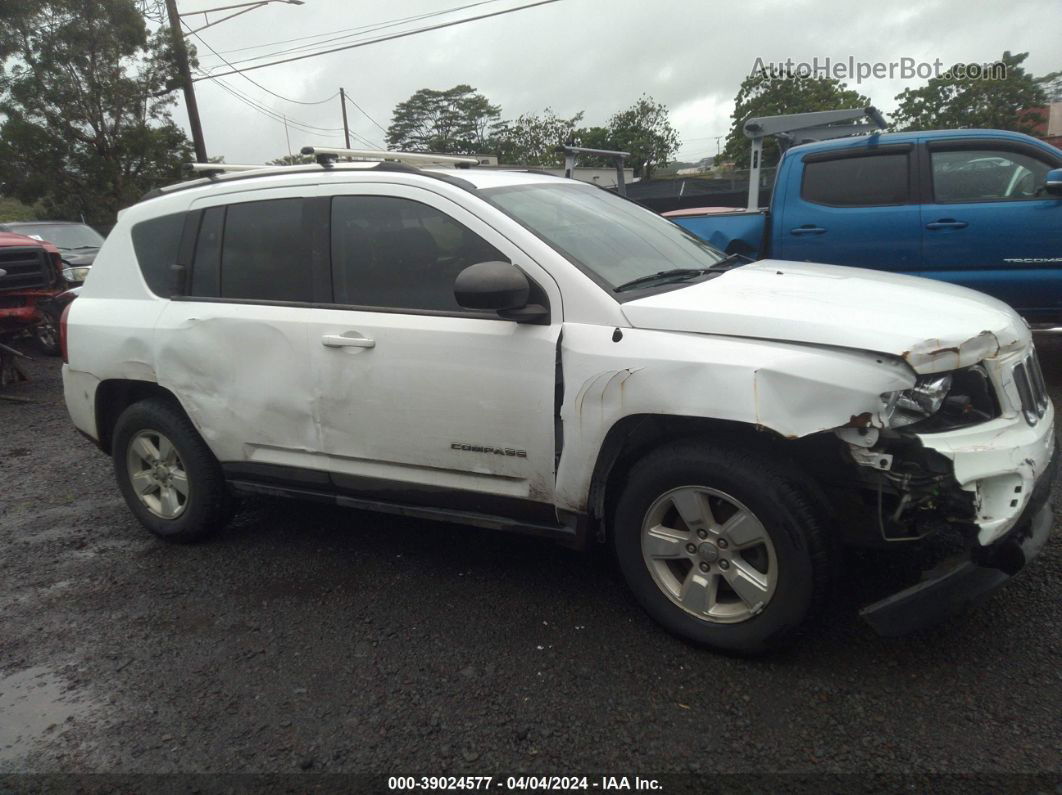 2014 Jeep Compass Sport Белый vin: 1C4NJCBA8ED515130