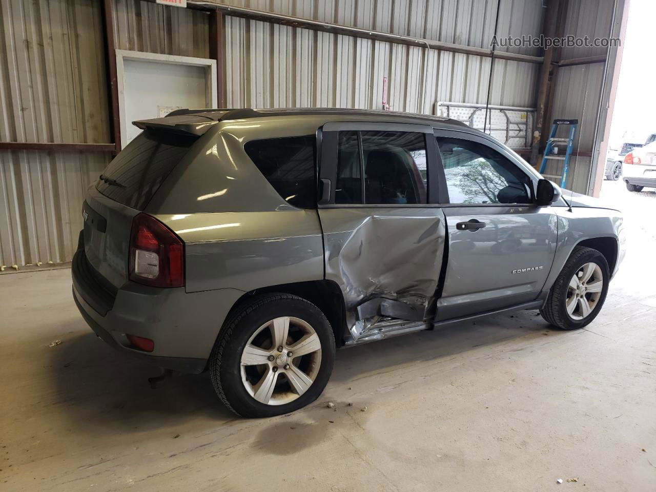 2014 Jeep Compass Sport Gray vin: 1C4NJCBA8ED550380