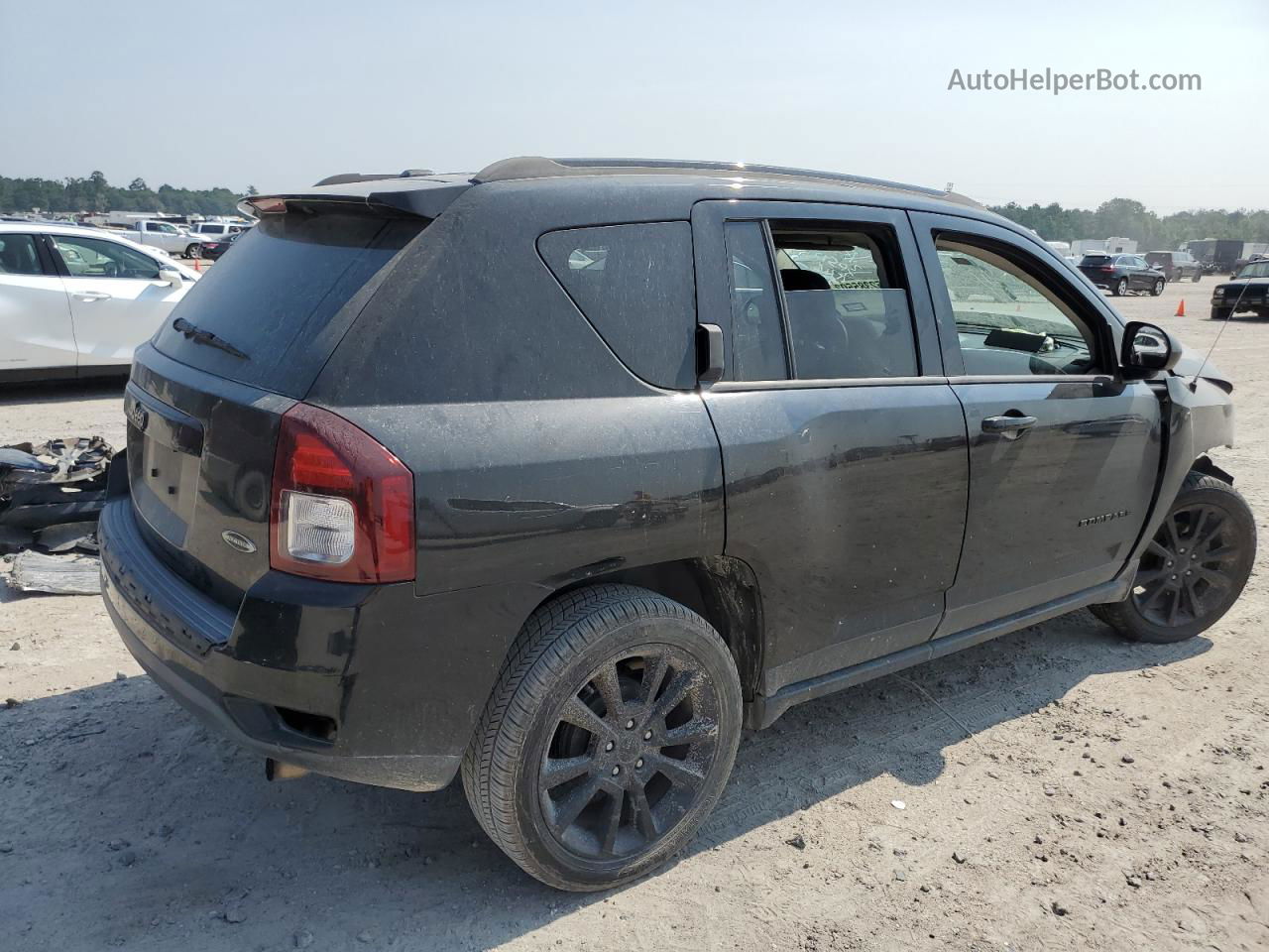 2014 Jeep Compass Sport Черный vin: 1C4NJCBA8ED678764