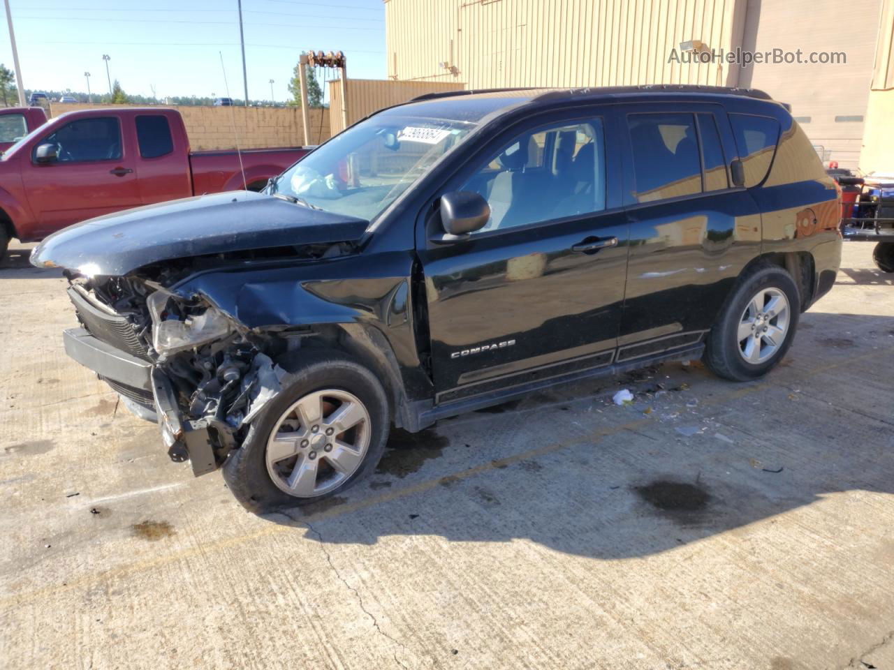 2016 Jeep Compass Sport Black vin: 1C4NJCBA8GD622794