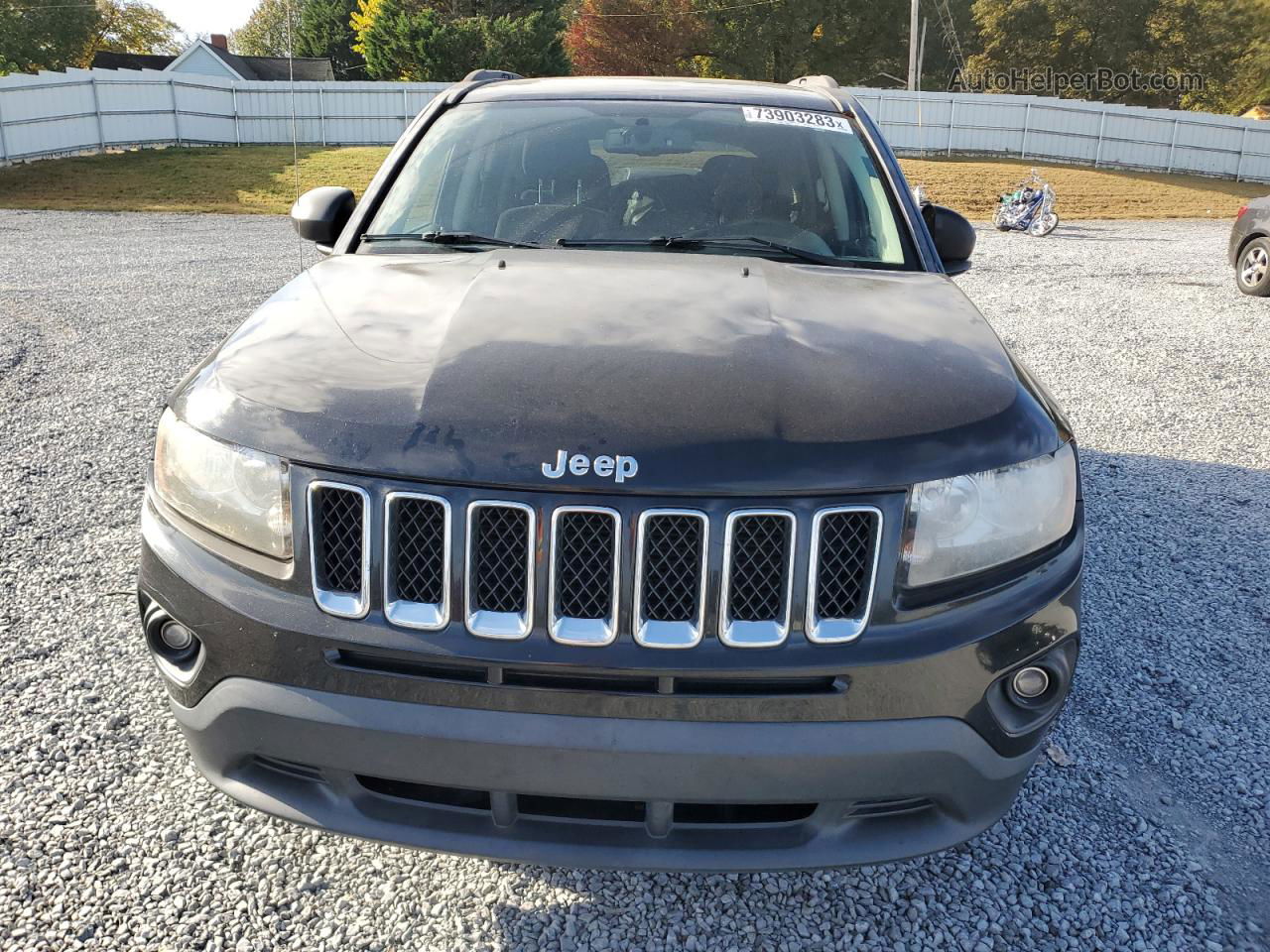 2016 Jeep Compass Sport Black vin: 1C4NJCBA8GD628434