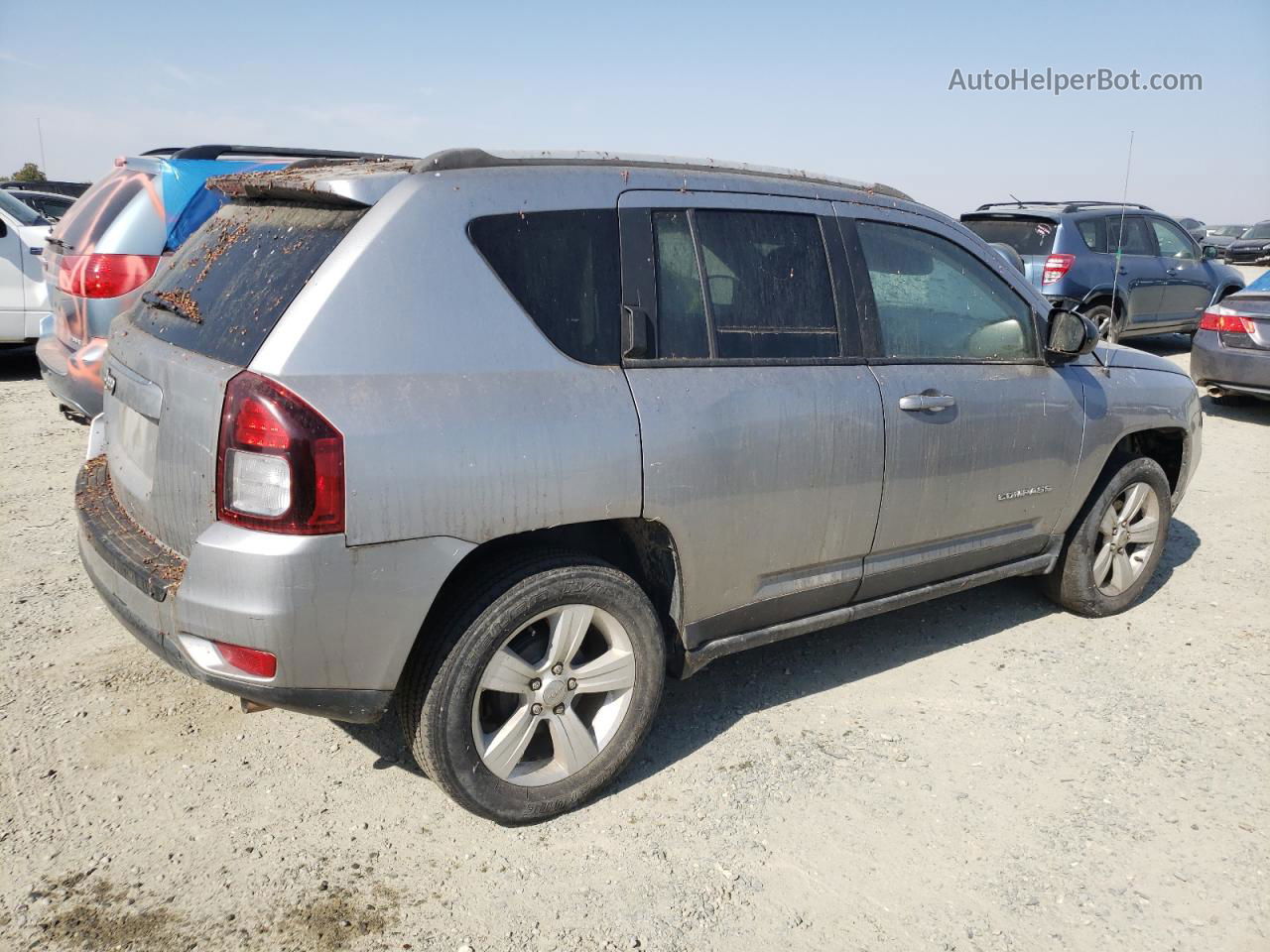 2016 Jeep Compass Sport Gray vin: 1C4NJCBA8GD641250