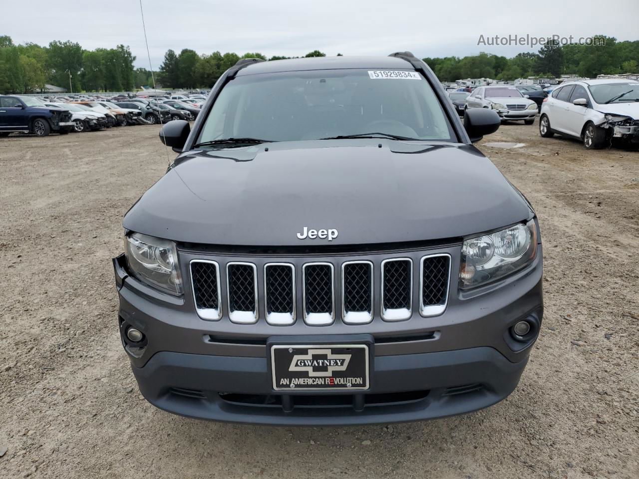 2016 Jeep Compass Sport Gray vin: 1C4NJCBA8GD731692