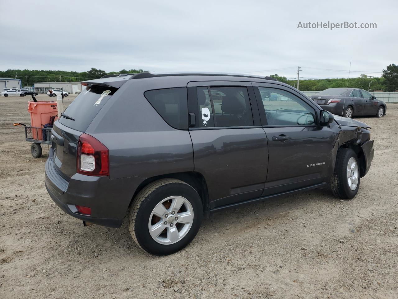 2016 Jeep Compass Sport Gray vin: 1C4NJCBA8GD731692