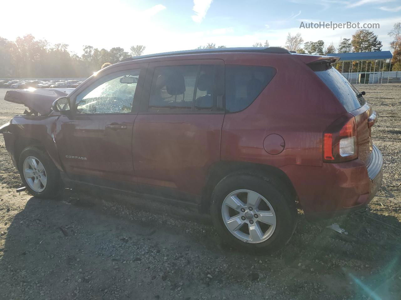 2016 Jeep Compass Sport Красный vin: 1C4NJCBA8GD775188