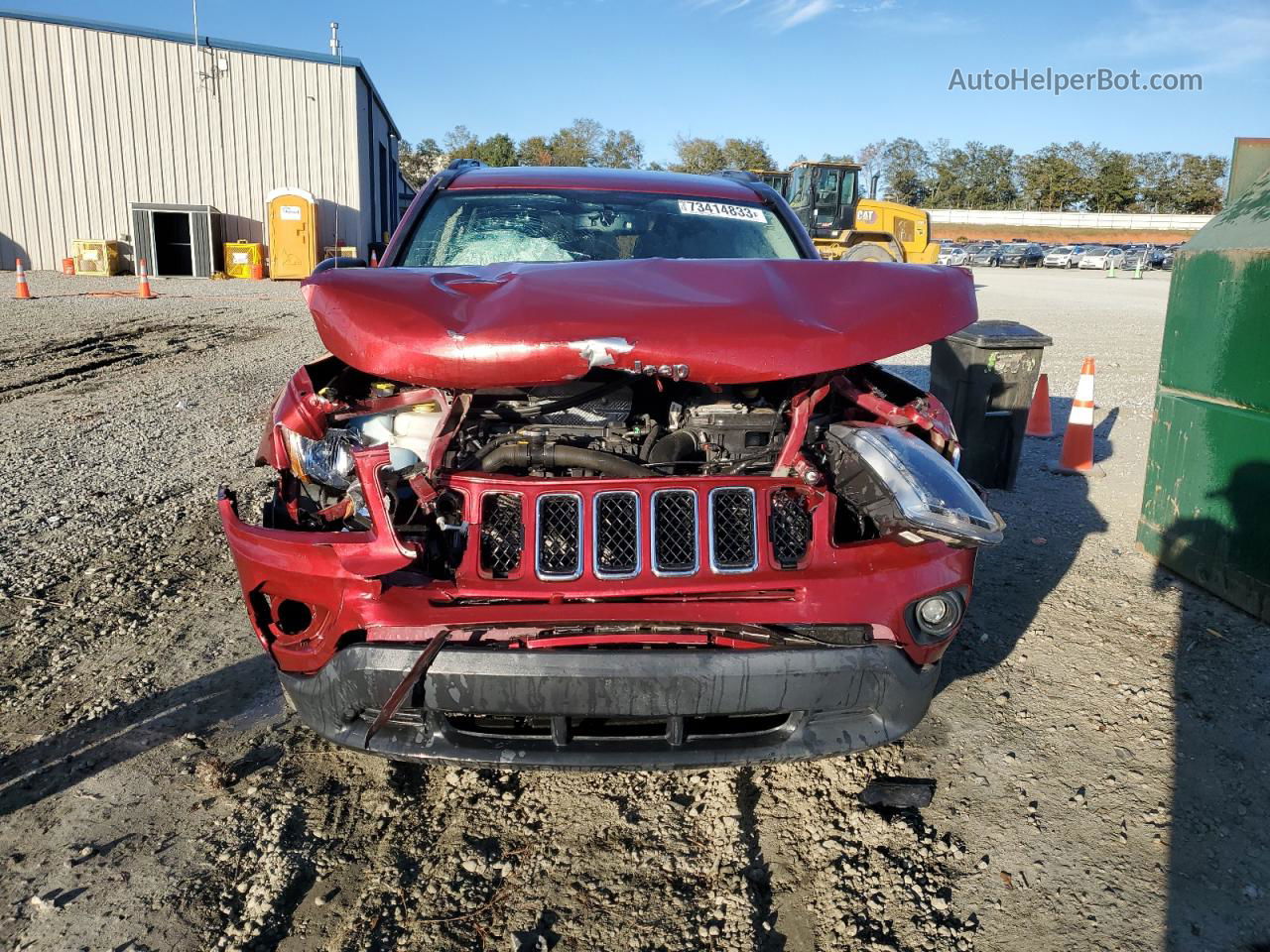 2016 Jeep Compass Sport Красный vin: 1C4NJCBA8GD775188