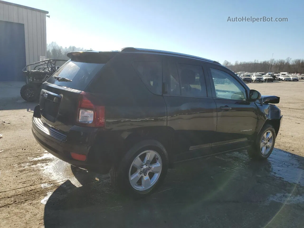 2014 Jeep Compass Sport Черный vin: 1C4NJCBA9ED511443